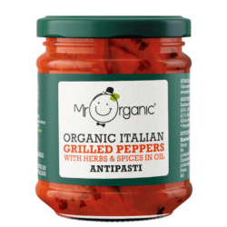 Mr Organic - Grilled Peppers Antipasti ORG 190g