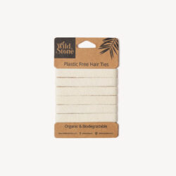 W&S Plastic Free Hair Ties - 6 Pack Blonde