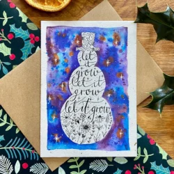Plantable Card - Let It Grow Snowman